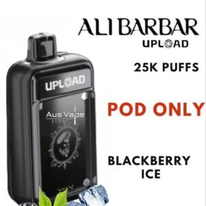 ALIBARBAR UPLOAD POD ONLY – BLACKBERRY ICE – 25000 PUFFS
