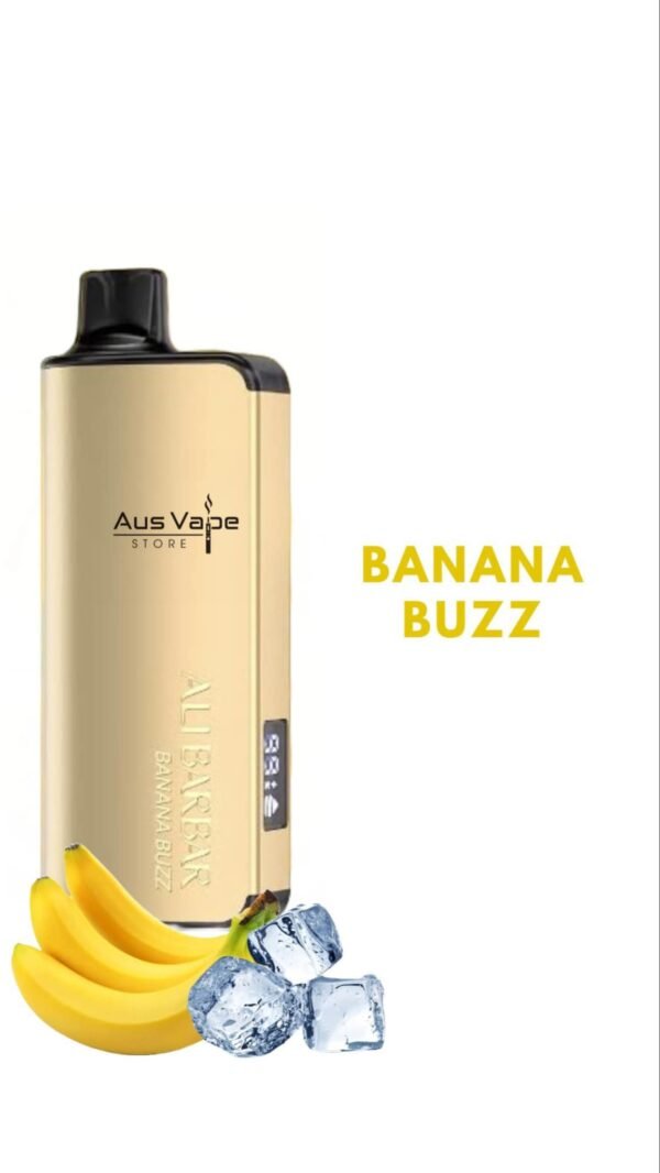 Buy ALIBARBAR INGOT – BANANA BUZZ – 9000 PUFFS Near Me Now - OZ Vapor Store - Oz Vapor Store Alibarbar Ingot Banana Buzz 9000 Puffs | Disposable Vape Australia | OZ Vapor Store