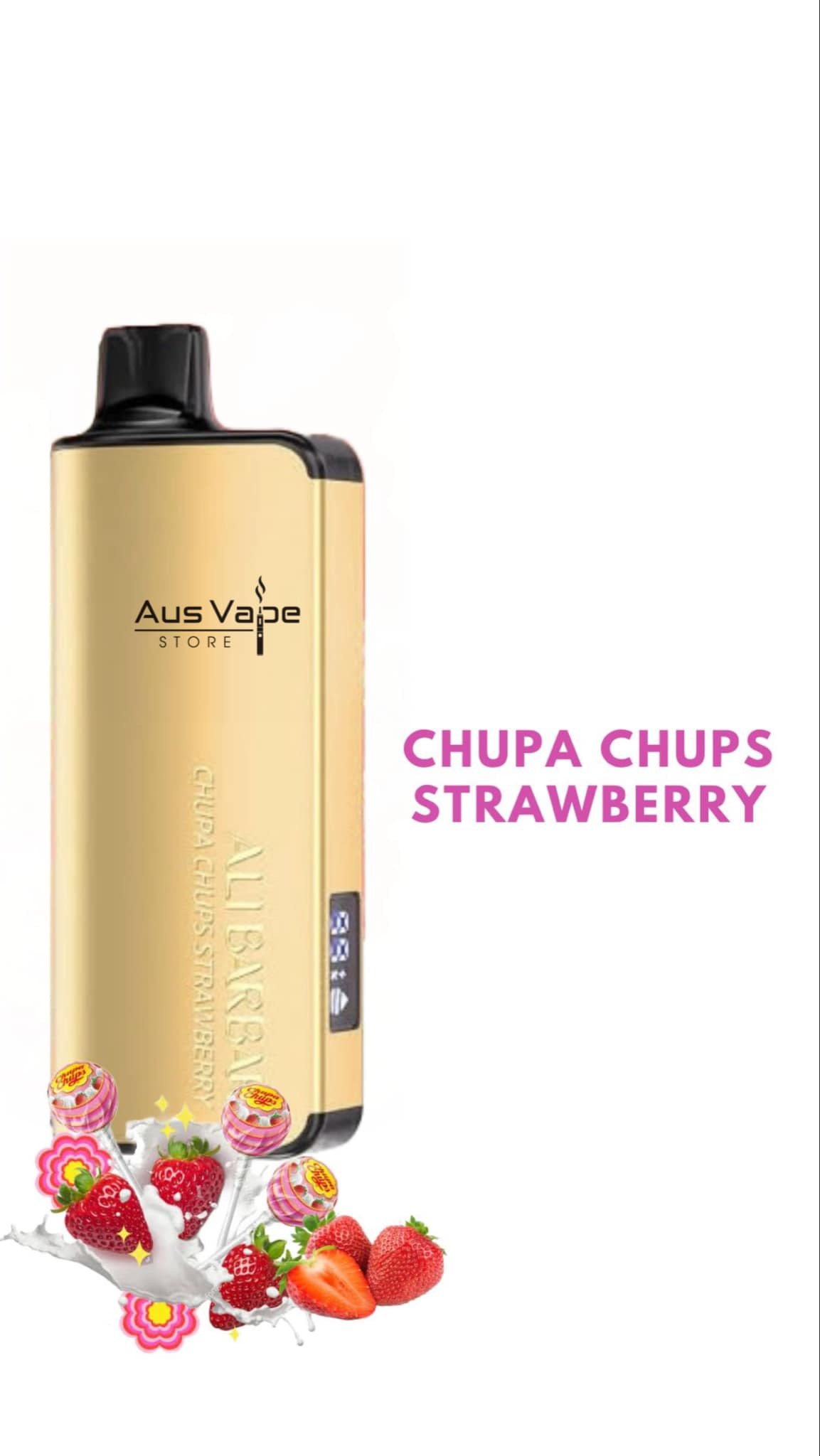 Buy ALIBARBAR INGOT – CHUPA CHUPS STRAWBERRY – 9000 PUFFS Near me now - Oz Vapor Store Buy ALIBARBAR INGOT – CHUPA CHUPS STRAWBERRY – 9000 PUFFS