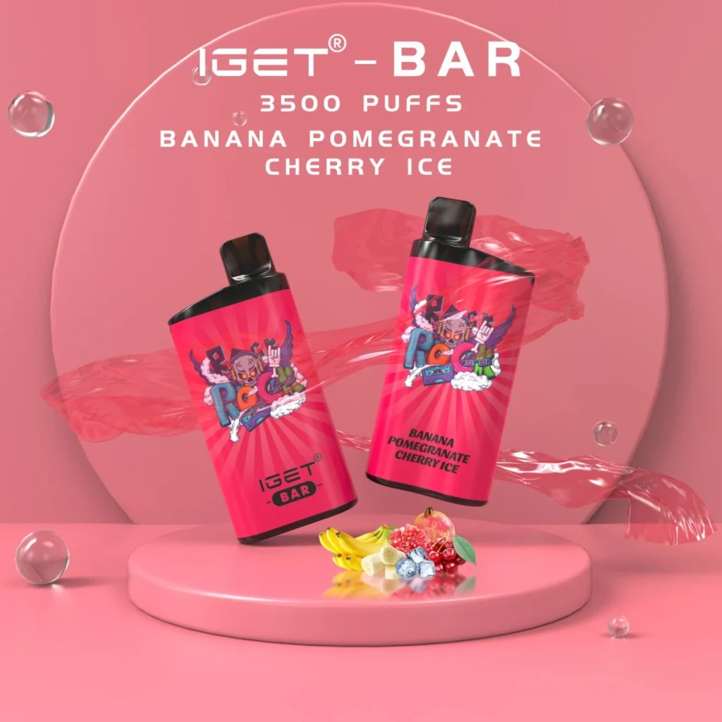 Order Iget Bar -Banana Pomegranate Cherry Ice Flavour Now A From Oz Vapor Store - Australia #1 Vape Shop