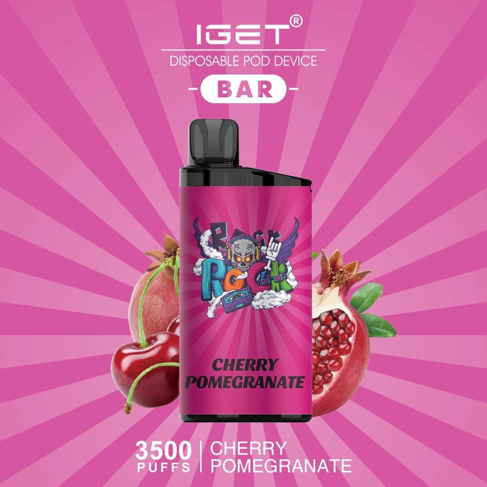 iget-bar-cherry-pomegranate-3500-puffs-1jpg - Oz Vapor Store