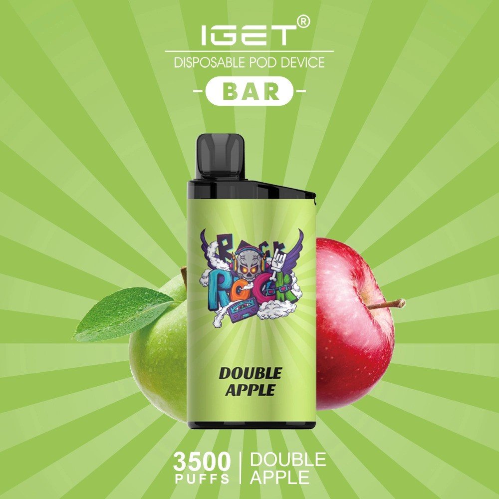 iget-bar-double-apple-3500-puffsjpg - Oz Vapor Store