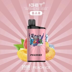iget-bar-peach-ice-3500-puffsjpg - Oz Vapor Store