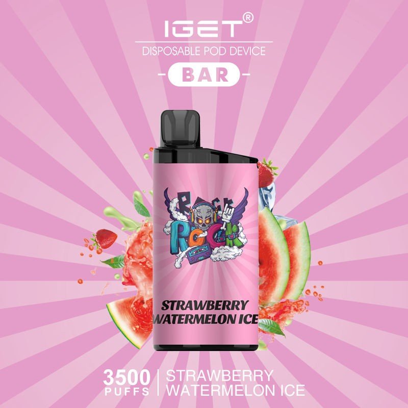 iget-bar-strawberry-watermelon-ice-3500-puffsjpg - Oz Vapor Store