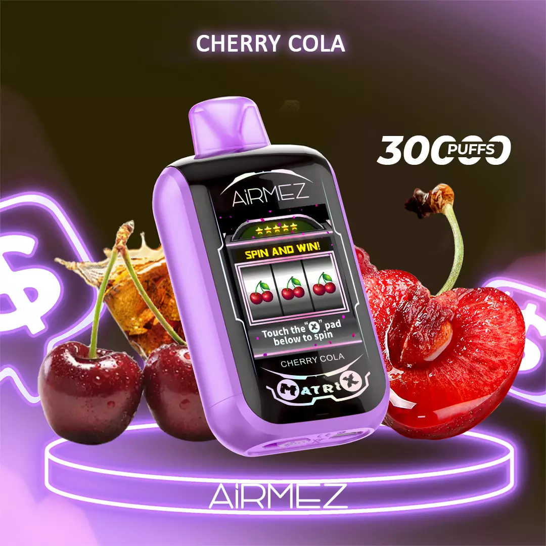 Airmez Matrix Pro 30000 Puffs Cherry Cola - Oz Vapor Store Airmez Matrix Pro 30000 Puffs – Cherry Cola