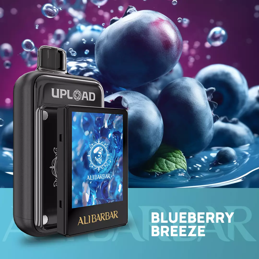ALIBARBAR UPLOAD 25000 PUFFS Blueberry Breeze - Oz Vapor Store ALIBARBAR UPLOAD 25000 PUFFS – Blueberry Breeze