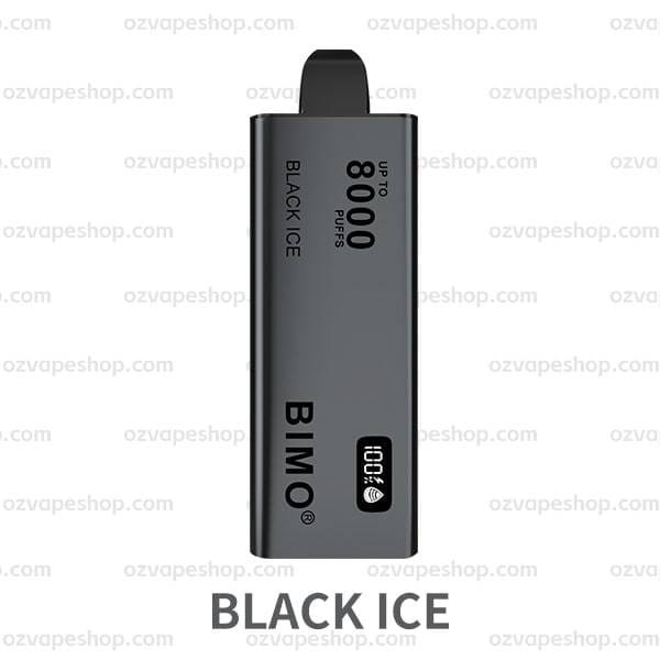 BIMO 8000 Puffs- BLACK ICE - Oz Vapor Store BIMO 8000 Puffs- BLACK ICE