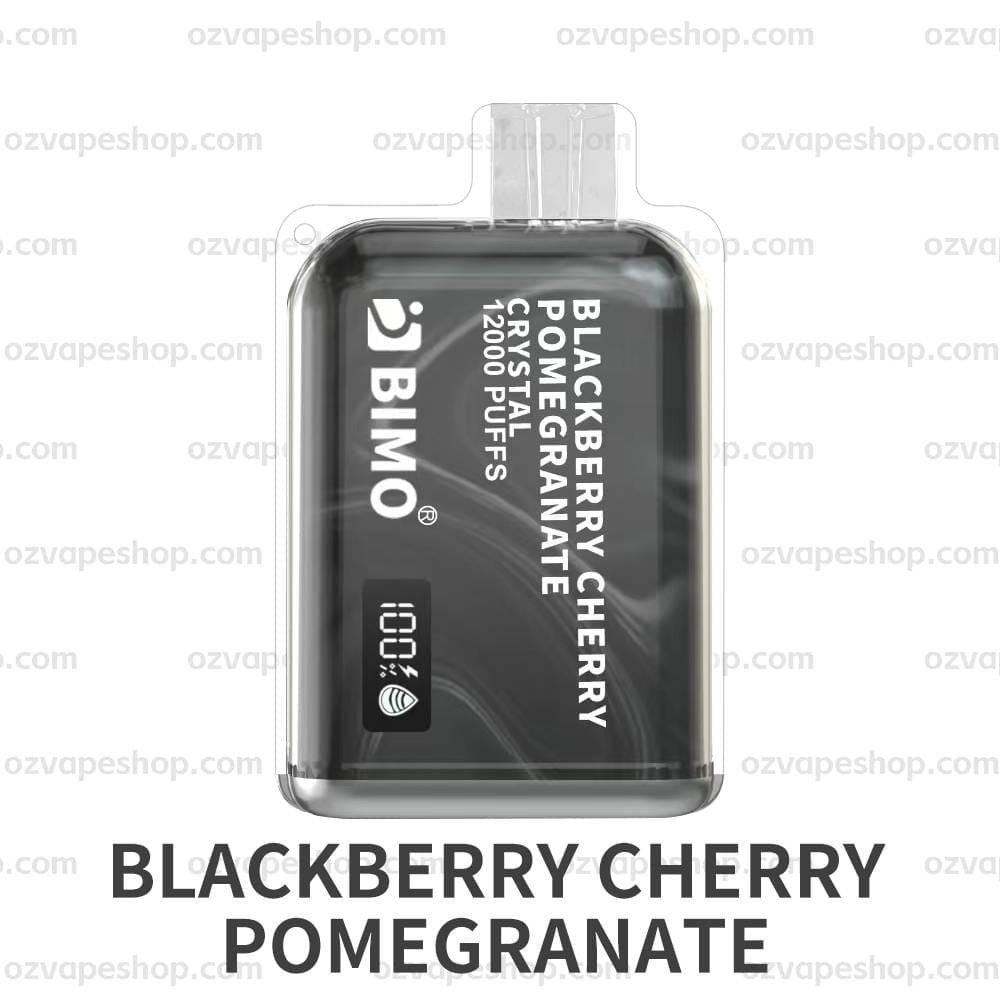 BIMO Crystal 12k Puffs- Blackberry Cherry Pomegranate - Oz Vapor Store BIMO Crystal 12k Puffs- Blackberry Cherry Pomegranate