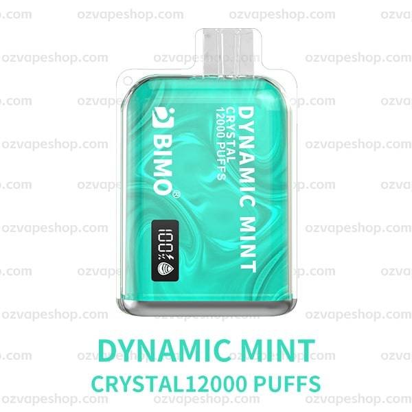BIMO Crystal 12k Puffs- Dynamic Mint - Oz Vapor Store BIMO Crystal 12k Puffs- Dynamic Mint