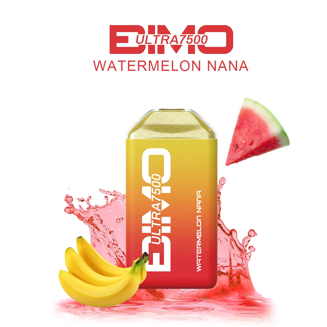 BIMO Ultra 7500 Puffs - Watermelon Nana - Oz Vapor Store BIMO Ultra 7500 Puffs - Watermelon Nana