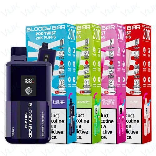 Bloody Bar Pod Twist 20K Prefilled Pod Kit - Oz Vapor Store Bloody Bar Pod Twist 20K Prefilled Pod Kit