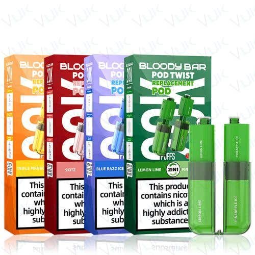 Bloody Bar Pod Twist 20K Refill Pack - Oz Vapor Store Bloody Bar Pod Twist 20K Refill Pack