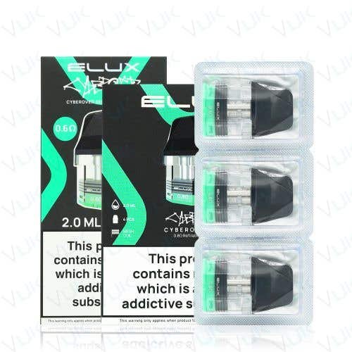 Elux Cyberover P1 Replacement Pod Cartridges - Oz Vapor Store Elux Cyberover P1 Replacement Pod Cartridges