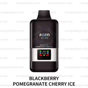 Fisco Max Bar 12000 Puffs – Blackberry Pomegranate Cherry Ice
