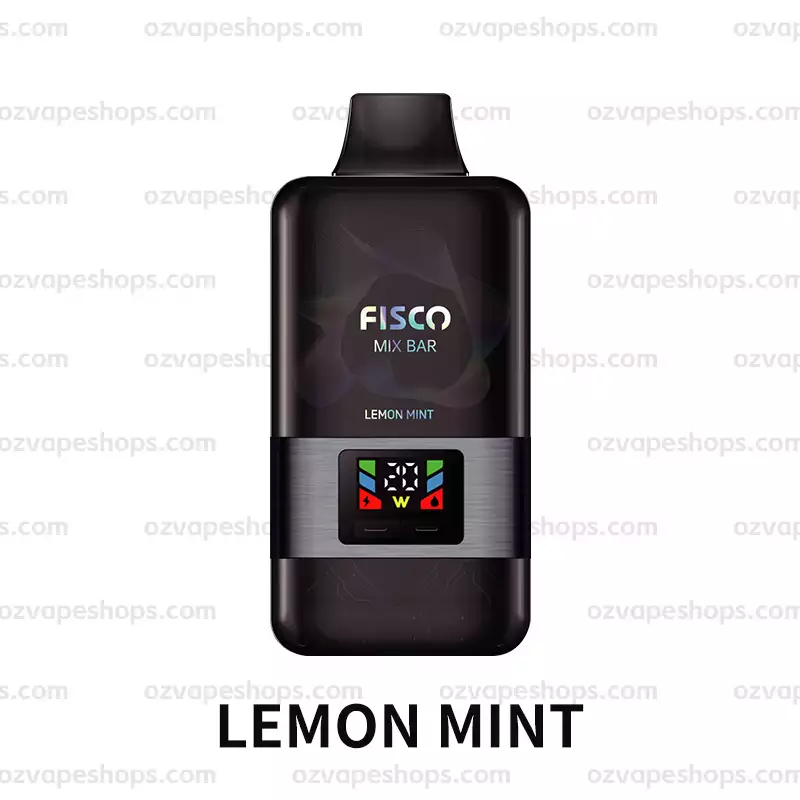 Fisco Max Bar 12000 Puffs Lemon Mint - Oz Vapor Store Fisco Max Bar 12000 Puffs – Lemon Mint