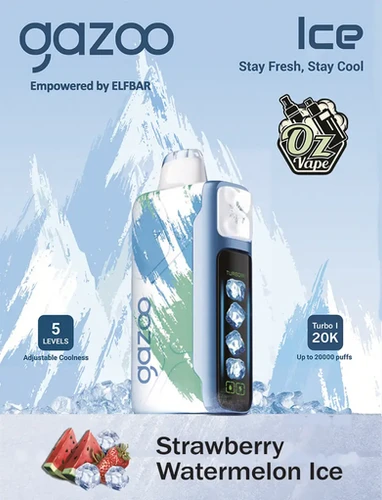 Gazoo - Strawberry Watermelon Ice - 20000 - Oz Vapor Store Gazoo - Strawberry Watermelon Ice - 20,000