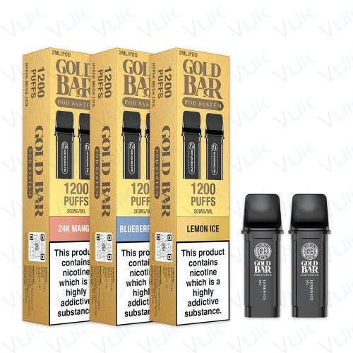 Gold Bar Reload Prefilled Pods - Oz Vapor Store Gold Bar Reload Prefilled Pods