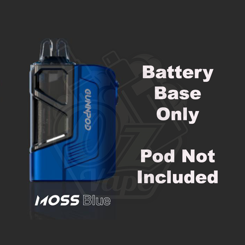 Gunnpod Moss Battery Base Only - Blue - Oz Vapor Store Gunnpod Moss Battery Base Only - Blue