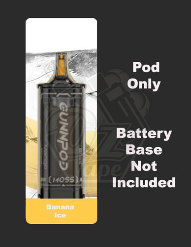 Gunnpod Moss Pod Only - Banana Ice - 8000 - Oz Vapor Store Gunnpod Moss Pod Only - Banana Ice - 8,000