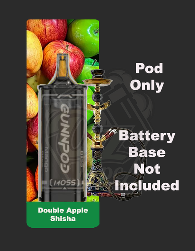 Gunnpod Moss Pod Only - Double Apple Shisha - 8000 - Oz Vapor Store Gunnpod Moss Pod Only - Double Apple Shisha - 8,000