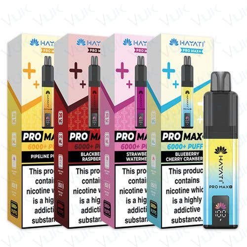 Hayati Pro Max Plus 6000 Prefilled Pod Kit - Oz Vapor Store Hayati Pro Max Plus 6000 Prefilled Pod Kit
