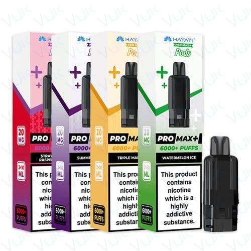 Hayati Pro Max Plus 6000 Refill Pack - Oz Vapor Store Hayati Pro Max Plus 6000 Refill Pack