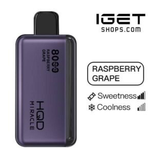 HQD Miracle 8000 - Raspberry Grape