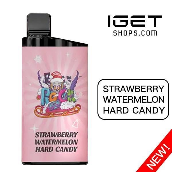 IGET Bar 3500 Puffs Strawberry Watermelon Hard Candy - Oz Vapor Store IGET Bar 3500 Puffs Strawberry Watermelon Hard Candy