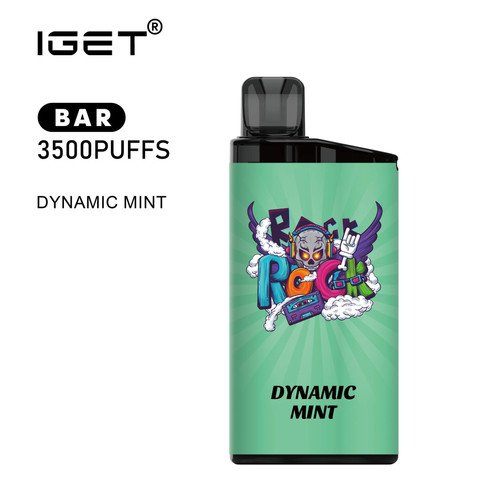 IGET Bar - Dynamic Mint - 3500 - Oz Vapor Store IGET Bar - Dynamic Mint - 3500