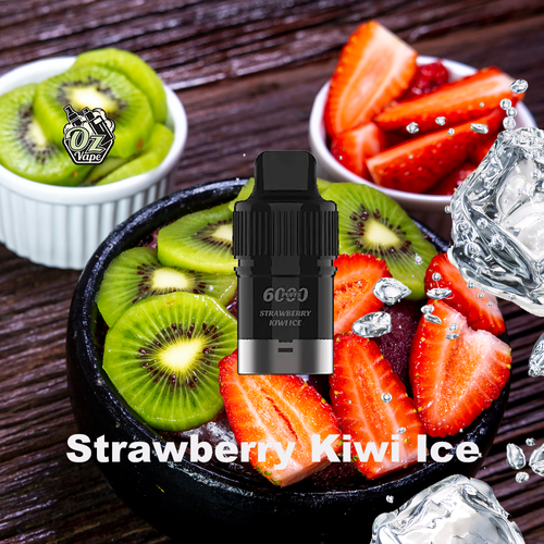 iGet Bar Plus Pod Only - Strawberry Kiwi Ice Ice - 6000 - Oz Vapor Store iGet Bar Plus Pod Only - Strawberry Kiwi Ice Ice - 6000