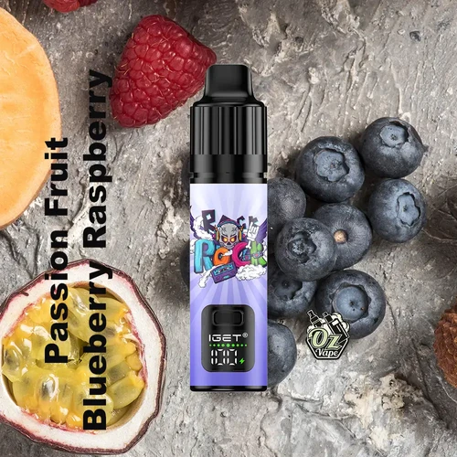 iGet Bar Plus S3 - Passion Fruit Blueberry Raspberry - 10000 - Oz Vapor Store iGet Bar Plus S3 - Passion Fruit Blueberry Raspberry - 10,000