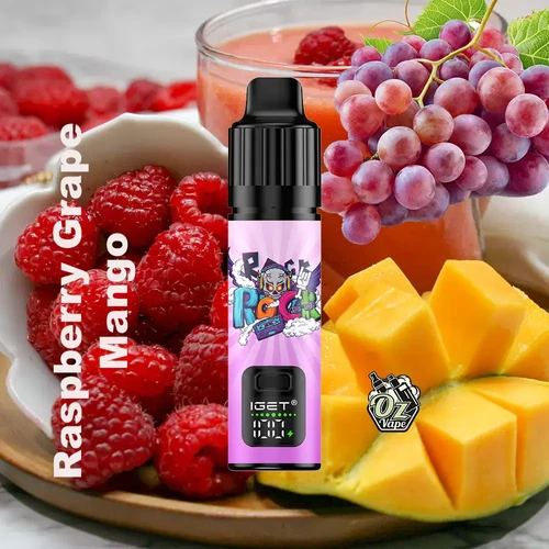 iGet Bar Plus S3 - Raspberry Grape Mango - 10000 - Oz Vapor Store iGet Bar Plus S3 - Raspberry Grape Mango - 10,000
