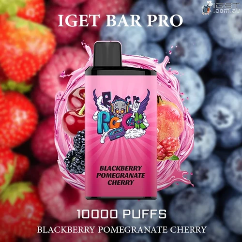 IGET Bar Pro - Blackberry Pomegranate Cherry - 10000 - Oz Vapor Store IGET Bar Pro - Blackberry Pomegranate Cherry - 10,000