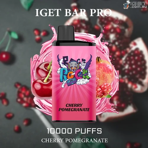 IGET Bar Pro - Cherry Pomegranate - 10000 - Oz Vapor Store IGET Bar Pro - Cherry Pomegranate - 10,000