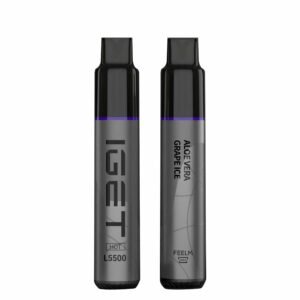 IGET HOT 5500 Puffs Aloe Vera Grape Ice