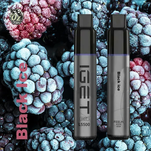 IGET Hot - Blackberry Ice - 5500 - Oz Vapor Store IGET Hot - Blackberry Ice - 5500