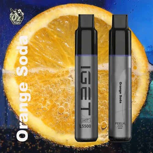IGET Hot - Orange Soda - 5500 - Oz Vapor Store IGET Hot - Orange Soda - 5500