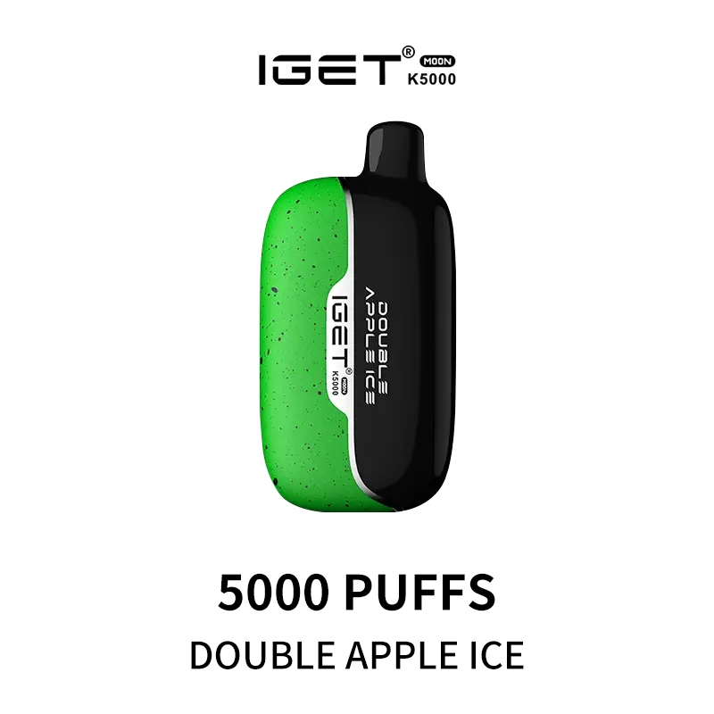 IGET Moon K5000 Puffs - Double Apple Ice - Oz Vapor Store IGET Moon K5000 Puffs - Double Apple Ice
