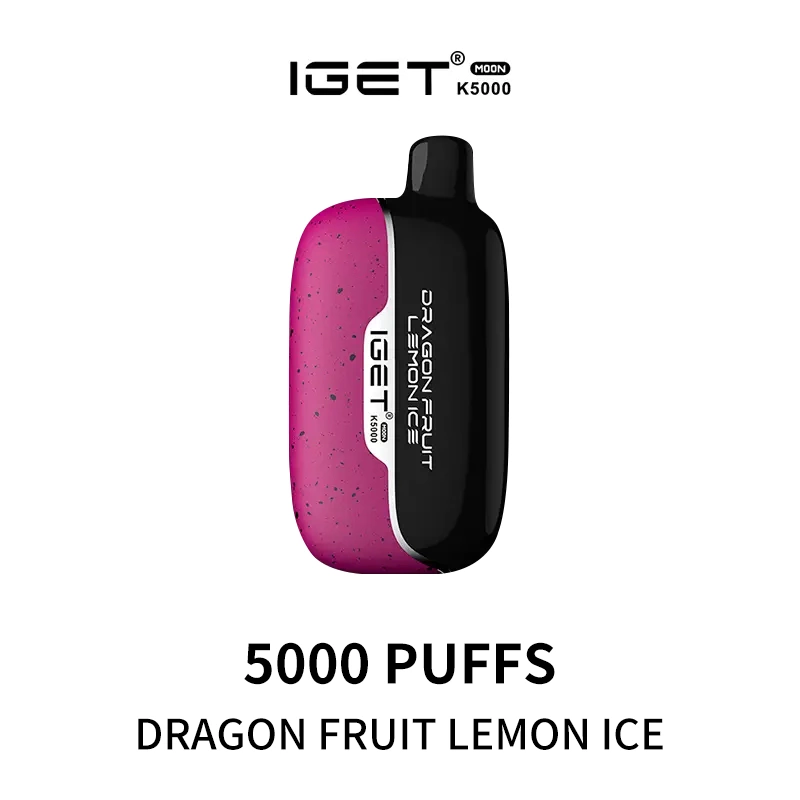 IGET Moon K5000 Puffs - Dragon Fruit Lemon Ice - Oz Vapor Store IGET Moon K5000 Puffs - Dragon Fruit Lemon Ice