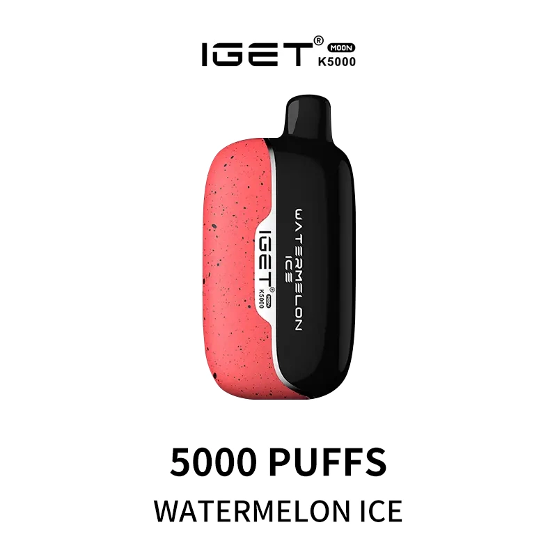 IGET Moon K5000 Puffs - Watermelon Ice - Oz Vapor Store IGET Moon K5000 Puffs - Watermelon Ice