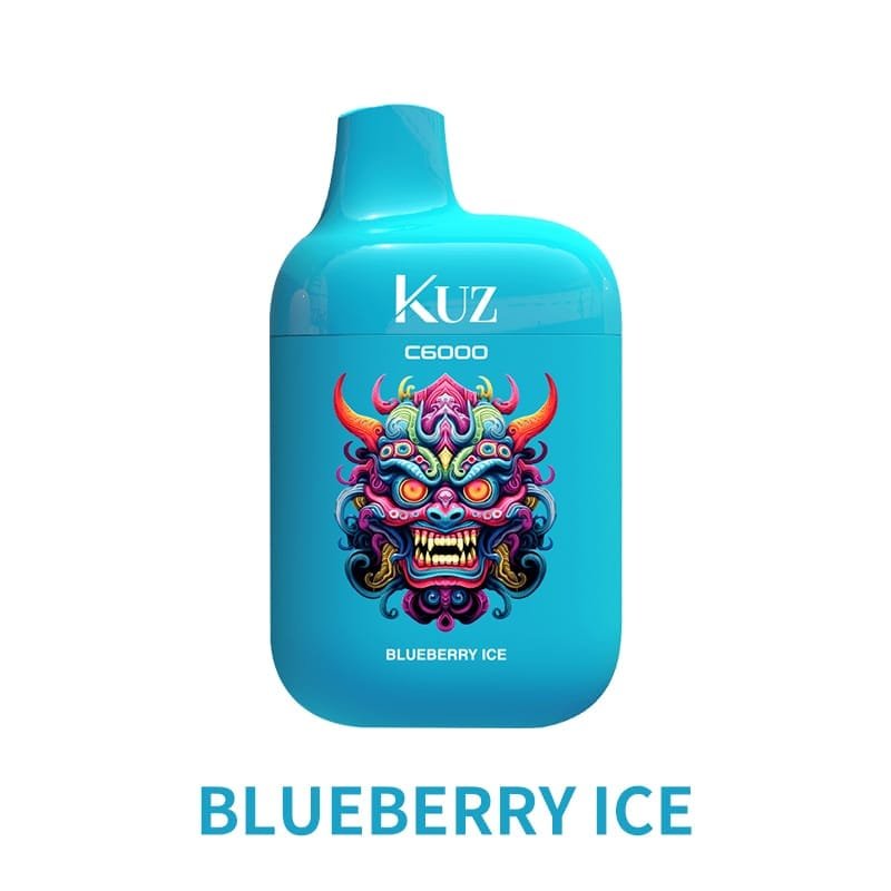 KUZ C6000 PUFFS BLUEBERRY ICE - Oz Vapor Store KUZ C6000 PUFFS – BLUEBERRY ICE