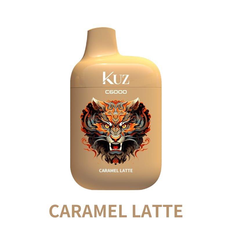KUZ C6000 PUFFS CARAMEL LATTE - Oz Vapor Store KUZ C6000 PUFFS – CARAMEL LATTE