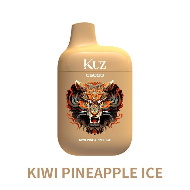 KUZ C6000 PUFFS KIWI PINEAPPLE ICE - Oz Vapor Store KUZ C6000 PUFFS – KIWI PINEAPPLE ICE