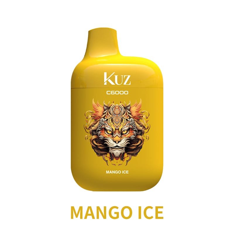 KUZ C6000 PUFFS MANGO ICE - Oz Vapor Store KUZ C6000 PUFFS – MANGO ICE