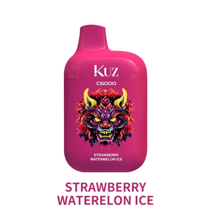 KUZ C6000 PUFFS STRAWBERRY WATERELON ICE - Oz Vapor Store KUZ C6000 PUFFS – STRAWBERRY WATERELON ICE