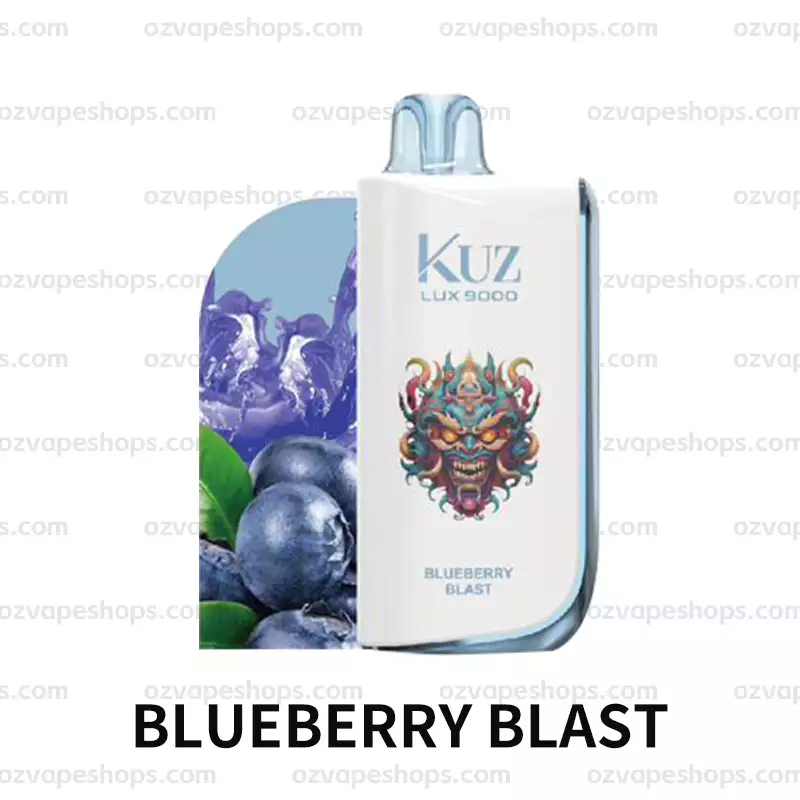 KUZ Ultra 9000 Puffs BLUEBERRY BLAST - Oz Vapor Store KUZ Ultra 9000 Puffs – BLUEBERRY BLAST