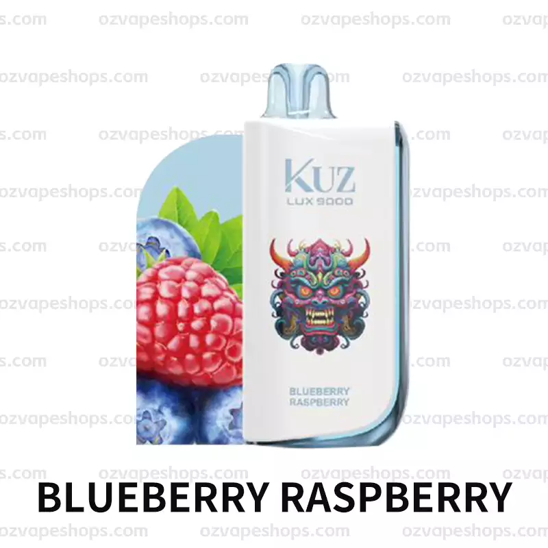 KUZ Ultra 9000 Puffs BLUEBERRY RASPBERRY - Oz Vapor Store KUZ Ultra 9000 Puffs – BLUEBERRY RASPBERRY