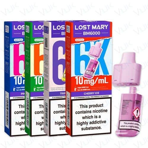 Lost Mary BM6000 Refill Pack - Oz Vapor Store Lost Mary BM6000 Refill Pack