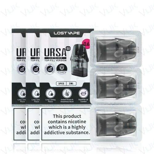 Lost Vape Ursa V3 Replacement Pods - Oz Vapor Store Lost Vape Ursa V3 Replacement Pods
