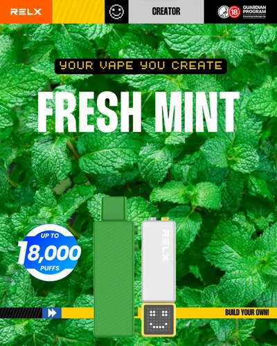 Relx Lego - Fresh Mint Pod Only - 18000 - Oz Vapor Store Relx Lego - Fresh Mint Pod Only - 18,000